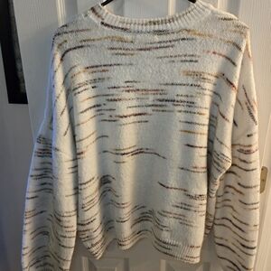 Chic Multicolor Women's Crew Neck Sweater